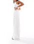 Фото #4 товара Lacoste wide leg jogger in white