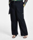 ფოტო #4 პროდუქტის Trendy Plus Size Belted Cargo Pants, Created for Macy's