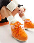 Moon Boot mid ankle snow boots in orange