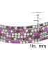 ფოტო #2 პროდუქტის Multi-Color Cubic Zirconia Stretch 6pcs Bracelet Set