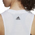 Фото #23 товара Женская футболка без рукавов Adidas AEROREADY Racerback Белый