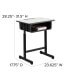 Фото #9 товара Student Desk With Top And Adjustable Height Pedestal Frame