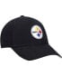 Фото #4 товара Boys Black Pittsburgh Steelers Basic MVP Adjustable Hat