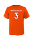 Фото #3 товара Футболка для малышей OuterStuff Russell Wilson оранжевая с номером игрока Denver Broncos