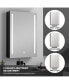 Фото #5 товара 30x20 inch LED Bathroom Medicine Cabinets Surface Mounted Mirror