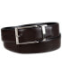 Фото #2 товара Men’s Two-In-One Feather Edge Reversible Dress Belt