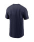 Фото #4 товара Men's Navy New England Patriots Yard Line Fashion Asbury T-shirt