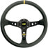 Racing Steering Wheel OMP OD/1956/N Ø 35 cm Black/Yellow Black