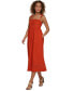 ფოტო #3 პროდუქტის Women's Linen-Blend A-Line Dress