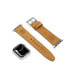 Фото #3 товара Unisex Ashby Wheat Genuine Leather Universal Smart Watch Strap 22mm