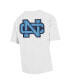 Men's White Distressed North Carolina Tar Heels Vintage-Like Logo T-shirt