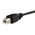 Фото #6 товара Кабель USB 0.3 м Startech.com PANЕL MOUNT USB B to B 0.3 м черный
