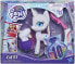 Фото #2 товара My Little Pony Rarity with Magic Mane - 6.5 Inch Hair Styling Pony Figure with Growing Hair Changing Colour 10 Surprise Accessories