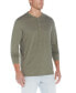 ფოტო #6 პროდუქტის Men's Long Sleeve Brushed Jersey Henley T-shirt