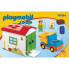 Фото #2 товара Игровой набор "PLAYMOBIL 1 2 3 - Рабочий с грузовиком и гаражом" - Для детей