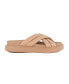 Фото #2 товара Women's Fabio Crisscross Slip-On Slide Sandals