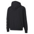 Puma Rebel Bold Logo Pullover Hoodie Mens Black Casual Athletic Outerwear 582762