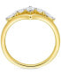 ფოტო #4 პროდუქტის Oval Diamond Engagement Ring (1/3 ct. t.w.) in 14k Gold