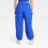 Фото #3 товара Women's High-Rise Cargo Parachute Pants - All In Motion Blue L