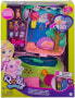 Polly Pocket GKJ64 Pineapple Bag, Portable Box with Accessories and GKJ46 - Cactus Riding Farm Box with 2 Small Dolls and Accessories, Toys from 4 Years [Exclusive to Amazon]