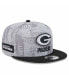 Фото #1 товара Men's Gray, Black Green Bay Packers 2023 Inspire Change 9FIFTY Snapback Hat