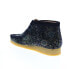 Фото #6 товара Clarks Wallabee Boot 26162546 Mens Blue Suede Lace Up Chukkas Boots