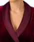 Фото #2 товара Women's Belted Velvet Shawl-Lapel Blazer