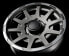 Фото #3 товара Литый колесный диск Sparco Dakar матовый темно-графитовый с полированным ободом 5.5x16 ET0 - LK5/139.7 ML108.3