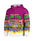 Фото #2 товара Men's Purple Teenage Mutant Ninja Turtles Half-Zip Lightweight Jacket