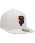 Men's Khaki San Francisco Giants Stone Dim Undervisor 59Fifty Fitted Hat