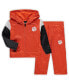 ფოტო #1 პროდუქტის Toddler Boys Orange Clemson Tigers Poly Fleece Full-Zip Hoodie and Pants Set