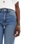 Фото #5 товара Hollister high rise mom jean in bright blue with abrasion