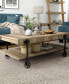 Luther 18" Steel Rectangle Coffee Table