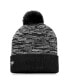 ფოტო #2 პროდუქტის Men's Black Philadelphia Flyers Defender Cuffed Knit Hat with Pom