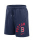Men's Navy Boston Red Sox Arched Kicker Shorts
