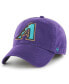 ფოტო #1 პროდუქტის Men's Purple Arizona Diamondbacks Cooperstown Collection Franchise Fitted Hat