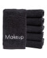 Фото #1 товара Embroidered Makeup Remover Towels (Pack of 6), 11x17 in., Color Options, 100% Cotton Fingertip Towels