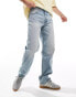 Фото #2 товара ASOS DESIGN straight jeans in light wash