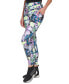 ფოტო #3 პროდუქტის Printed High-Waist 7/8 Leggings