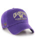 Фото #1 товара Men's Purple Washington Huskies College Football Playoff 2024 Sugar Bowl Champions Clean Up Adjustable Hat