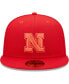 ფოტო #3 პროდუქტის Men's Scarlet Nebraska Huskers Bright Undervisor 59FIFTY Fitted Hat