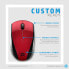 Фото #9 товара HP Wireless Mouse 220 (Sunset Red) - Ambidextrous - Optical - RF Wireless - 1600 DPI - Black - Red