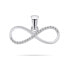 Фото #1 товара Design silver pendant Infinity PT55W