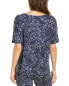 Фото #2 товара Donna Karan Sleepwear Top Women's Blue S