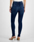 Фото #10 товара Women's High-Rise Frayed-Hem Skinny Jeans, Created for Macy's