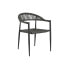 Фото #1 товара Садовое кресло Home ESPRIT Чёрный Темно-серый Алюминий ротанг 56 x 60 x 78 cm