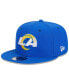 ფოტო #3 პროდუქტის Men's and Women's Royal Los Angeles Rams The NFL ASL Collection by Love Sign Side Patch 9FIFTY Snapback Hat