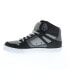 Фото #9 товара DC Pure High-Top WC Mens Black Leather Skate Inspired Sneakers Shoes