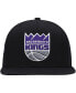 Men's Black Sacramento Kings Side Core 2.0 Snapback Hat