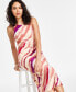 Women's Printed Sleeveless Midi Sheath Dress Nectarine Swirl, XS - фото #4